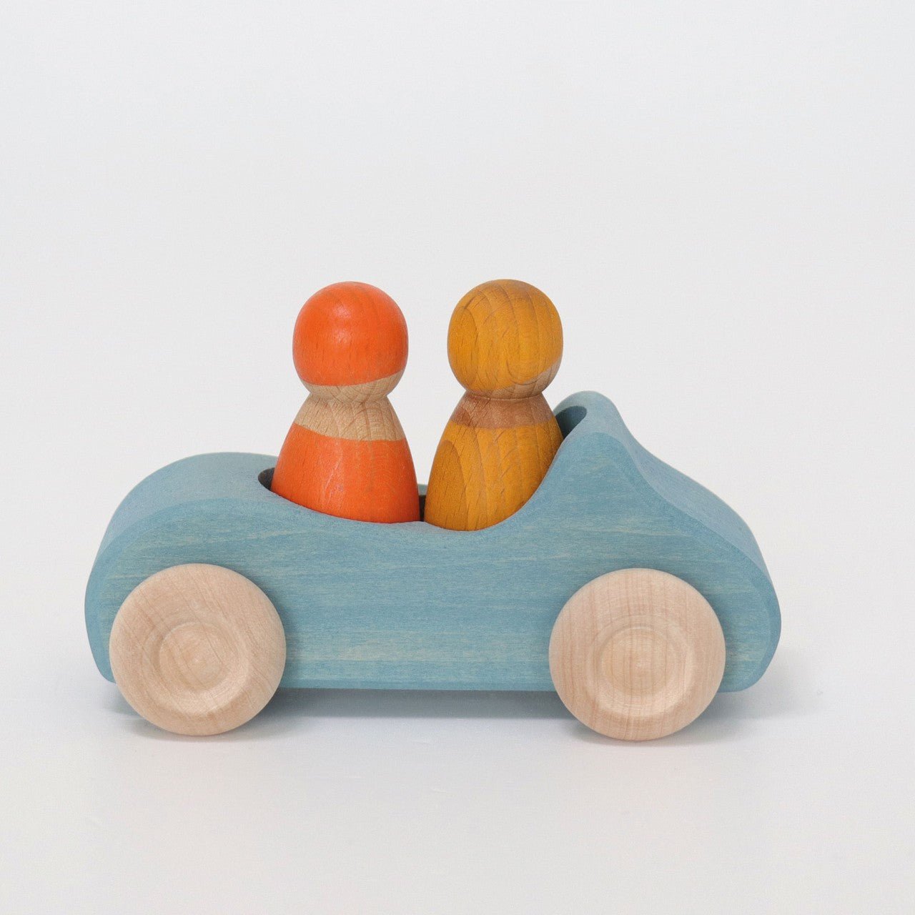 GRIMM'S | LARGE CONVERTIBLE CAR - BLUE by GRIMM'S WOODEN TOYS - The Playful Collective