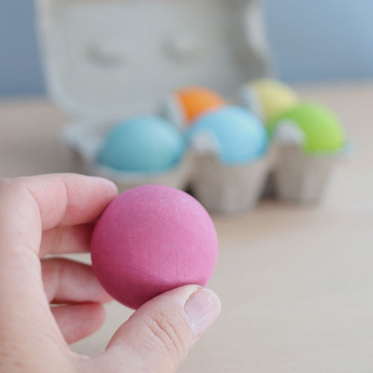 GRIMM'S | LARGE PASTEL BALLS - SET OF 6 by GRIMM'S WOODEN TOYS - The Playful Collective
