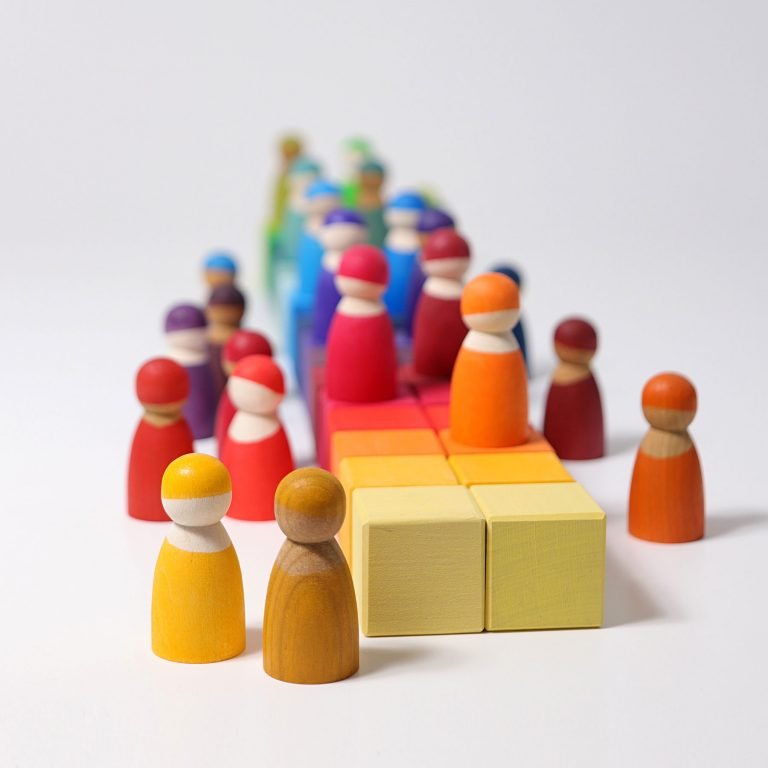 GRIMM'S | MOSAIC 36 PIECE - RAINBOW by GRIMM'S WOODEN TOYS - The Playful Collective