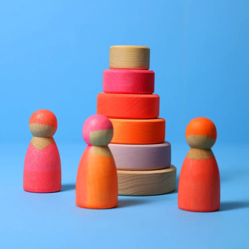 GRIMM'S | NEON FRIENDS - PINK (2023) *COMING SOON* by GRIMM'S WOODEN TOYS - The Playful Collective