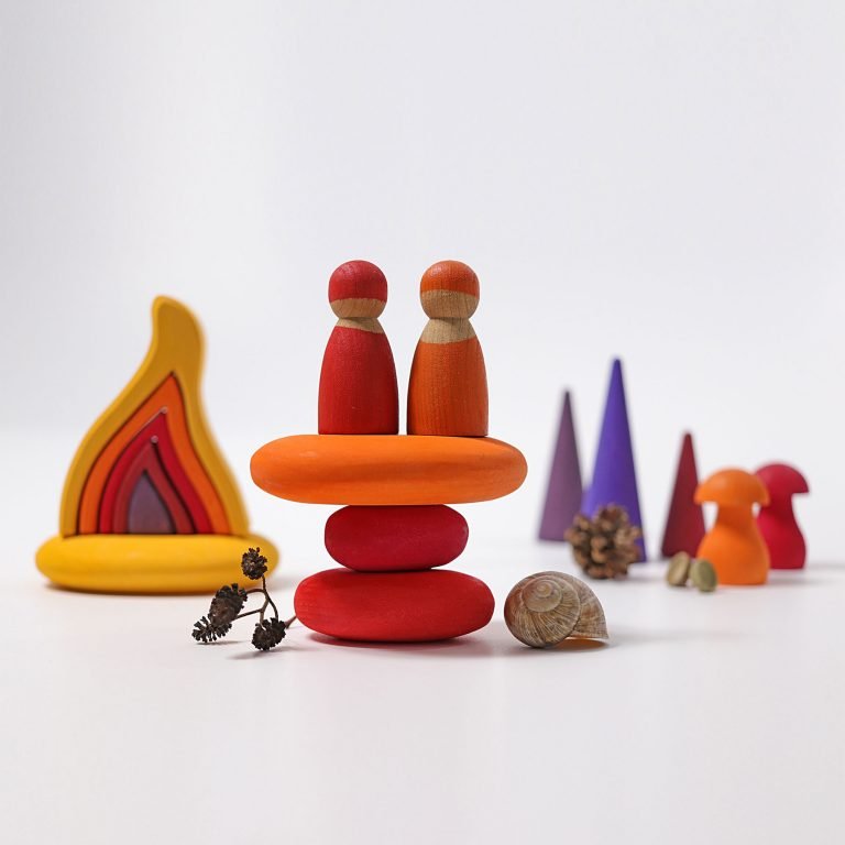 GRIMM'S | PEBBLES - FIRE by GRIMM'S WOODEN TOYS - The Playful Collective