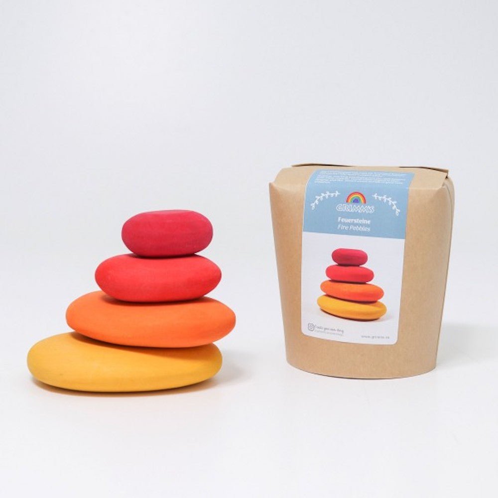 GRIMM'S | PEBBLES - FIRE by GRIMM'S WOODEN TOYS - The Playful Collective