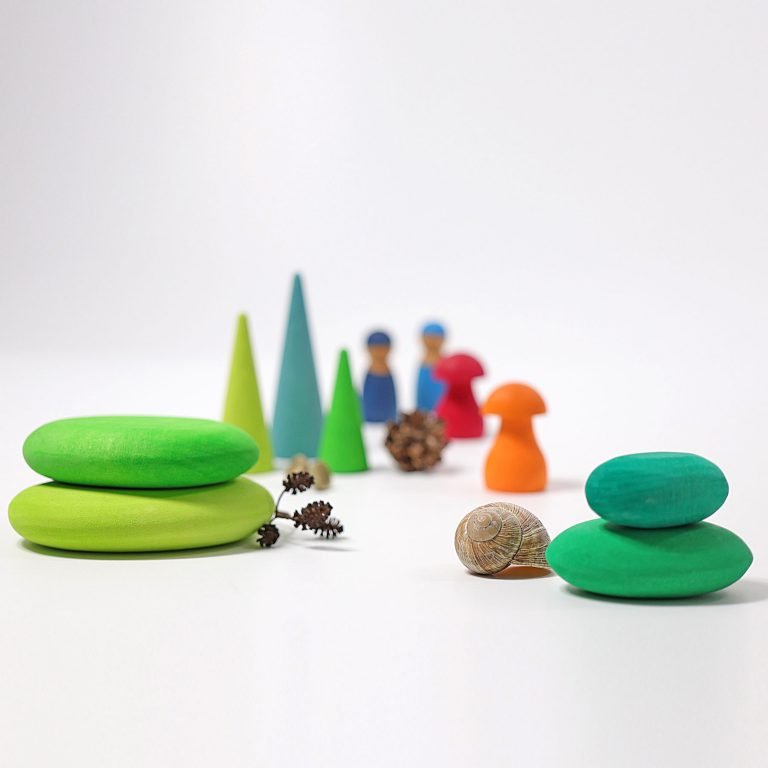 GRIMM'S | PEBBLES - MOSS by GRIMM'S WOODEN TOYS - The Playful Collective