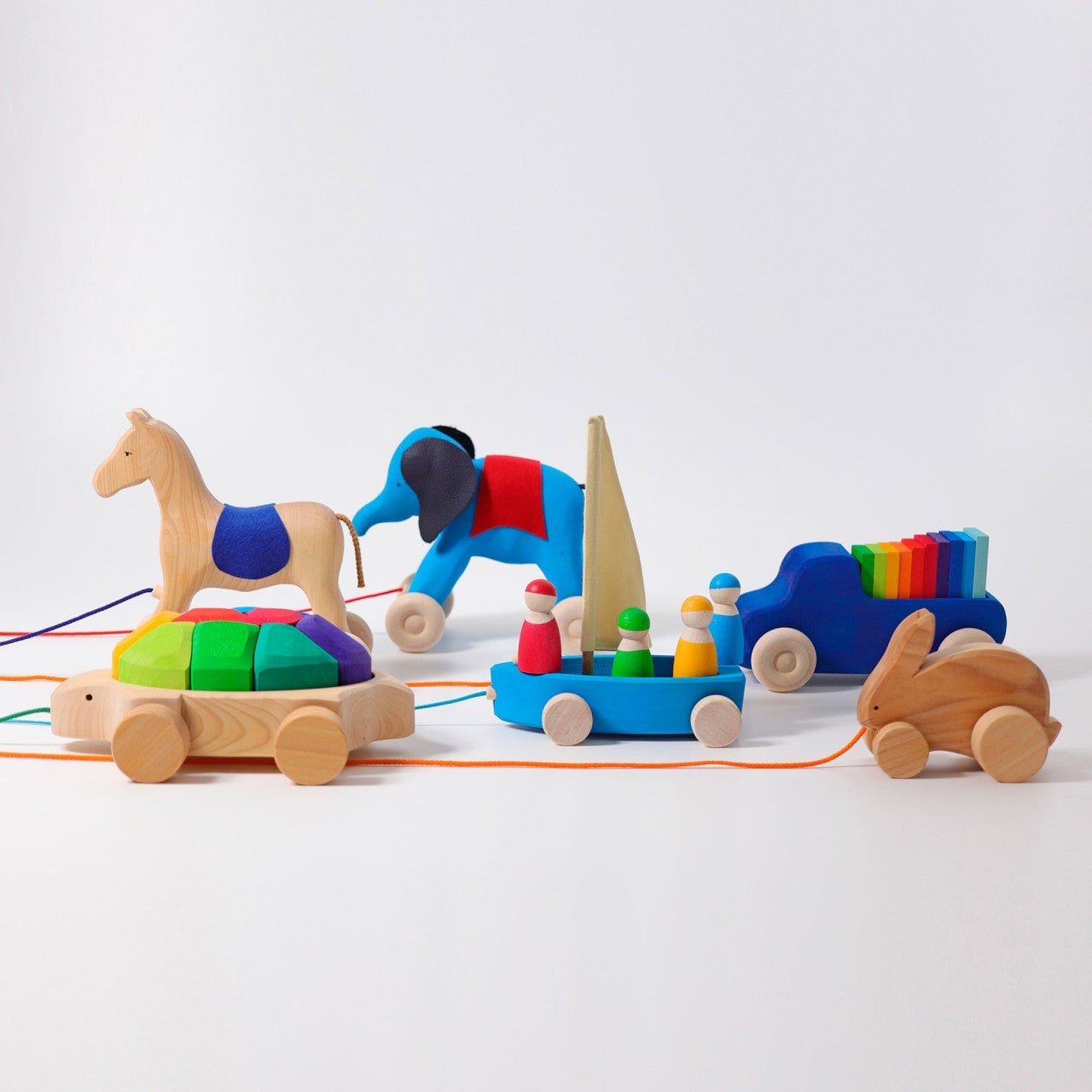 GRIMM'S | PULL ALONG TRUCK by GRIMM'S WOODEN TOYS - The Playful Collective