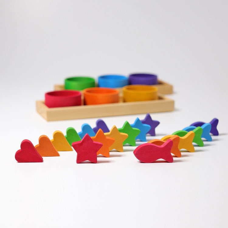 GRIMM'S | RAINBOW BOWLS SORTING GAME by GRIMM'S WOODEN TOYS - The Playful Collective