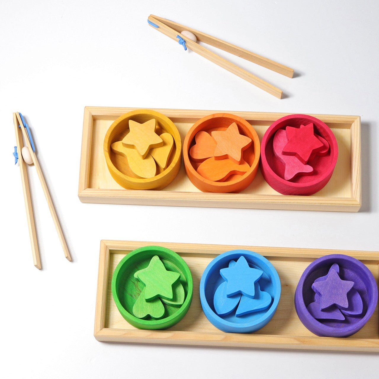 GRIMM'S | RAINBOW BOWLS SORTING GAME by GRIMM'S WOODEN TOYS - The Playful Collective