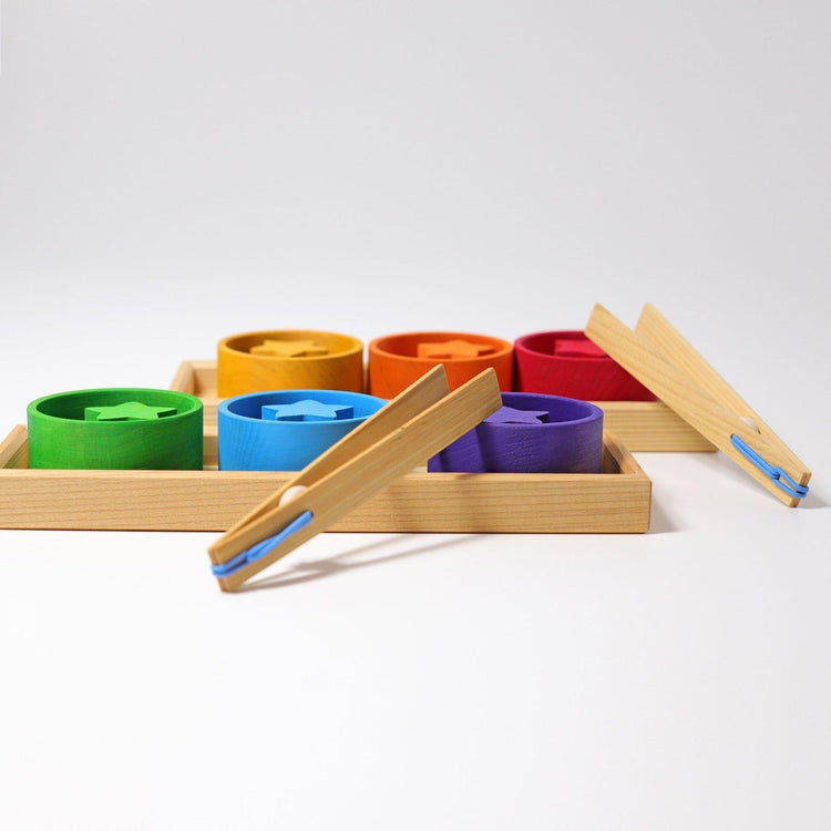 GRIMM'S | RAINBOW BOWLS SORTING GAME by GRIMM'S WOODEN TOYS - The Playful Collective