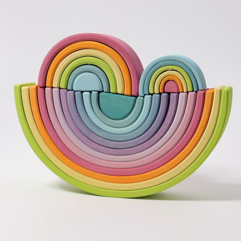 GRIMM'S | RAINBOW LARGE - PASTEL by GRIMM'S WOODEN TOYS - The Playful Collective