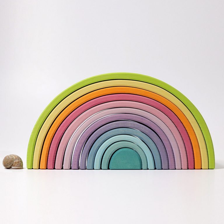 GRIMM'S | RAINBOW LARGE - PASTEL by GRIMM'S WOODEN TOYS - The Playful Collective