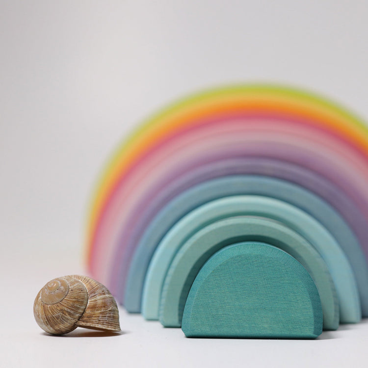 GRIMM'S | RAINBOW LARGE - PASTEL by GRIMM'S WOODEN TOYS - The Playful Collective