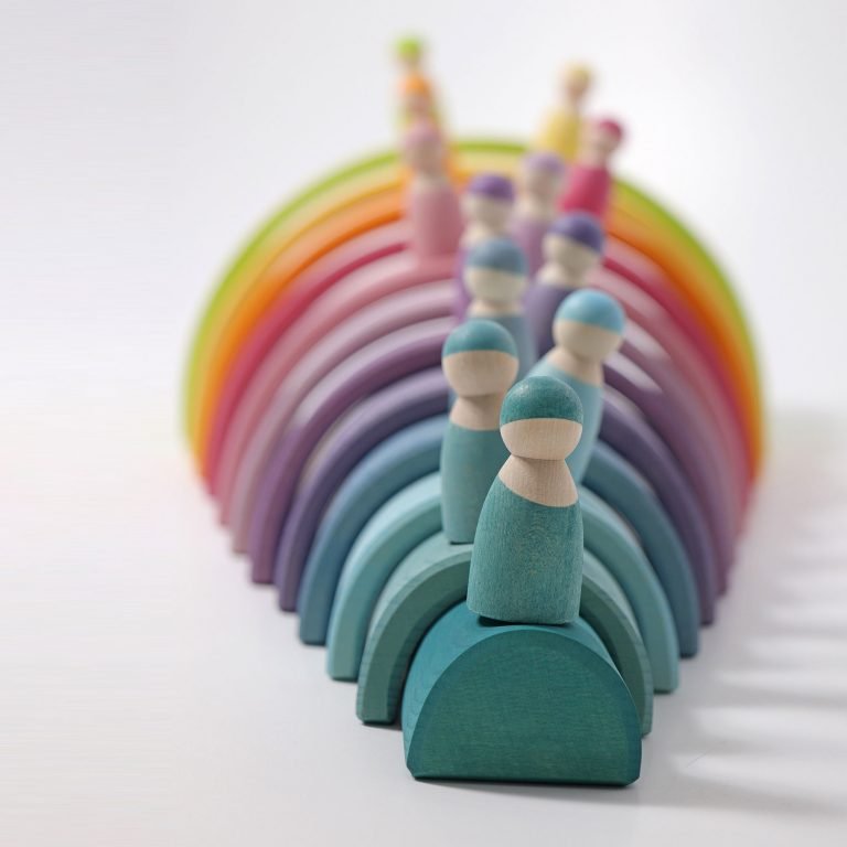 GRIMM'S | RAINBOW LARGE - PASTEL by GRIMM'S WOODEN TOYS - The Playful Collective