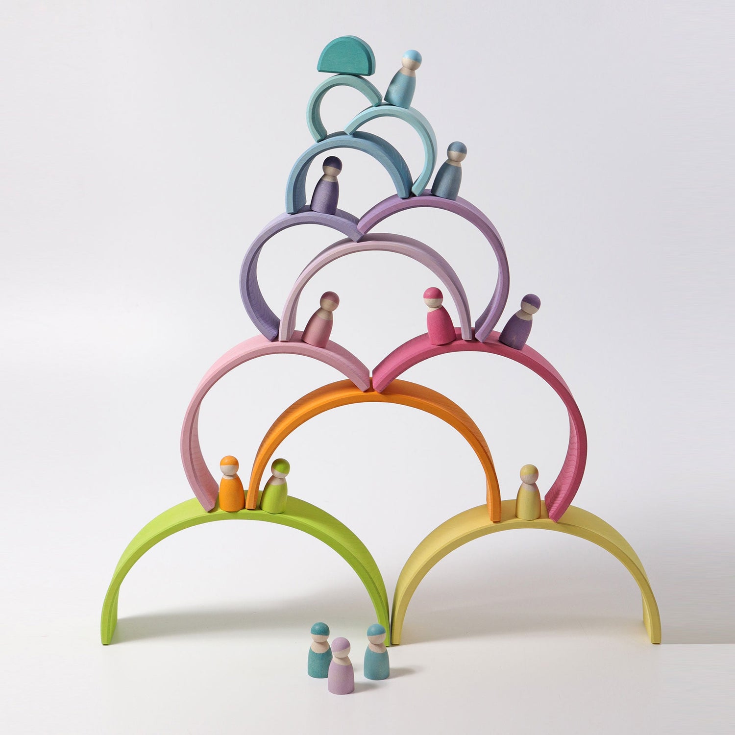 GRIMM'S | RAINBOW LARGE - PASTEL by GRIMM'S WOODEN TOYS - The Playful Collective