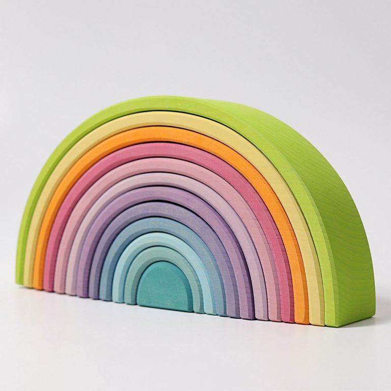 GRIMM'S | RAINBOW LARGE - PASTEL by GRIMM'S WOODEN TOYS - The Playful Collective