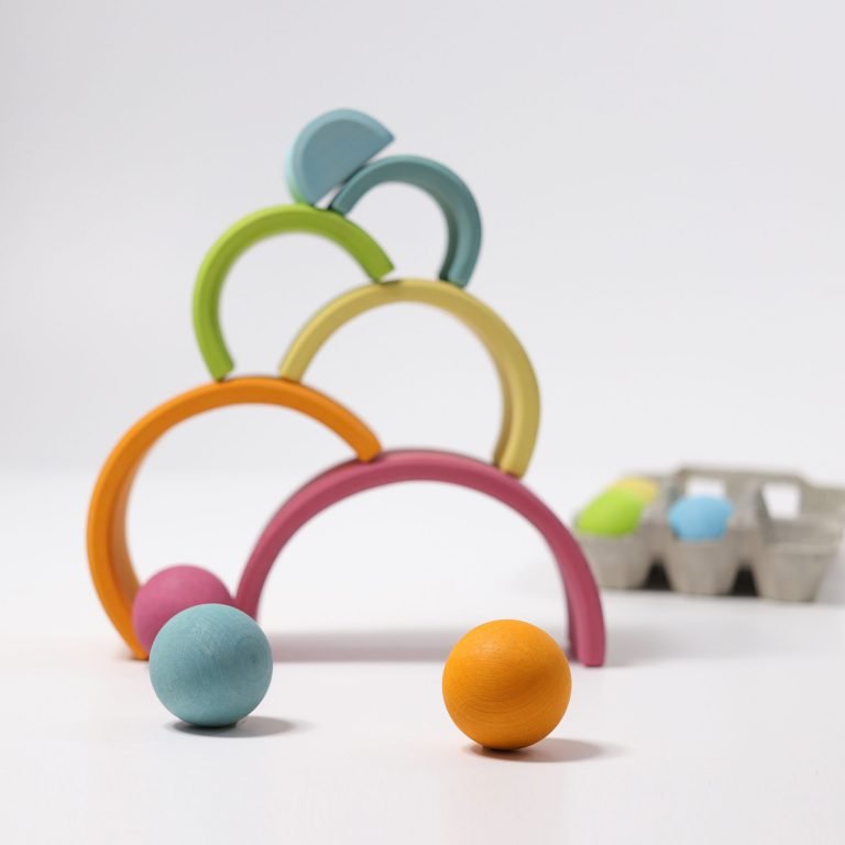 GRIMM'S | RAINBOW MEDIUM - PASTEL by GRIMM'S WOODEN TOYS - The Playful Collective