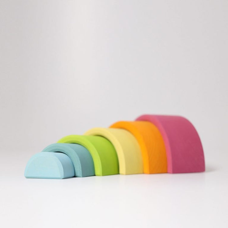 GRIMM'S | RAINBOW MEDIUM - PASTEL by GRIMM'S WOODEN TOYS - The Playful Collective