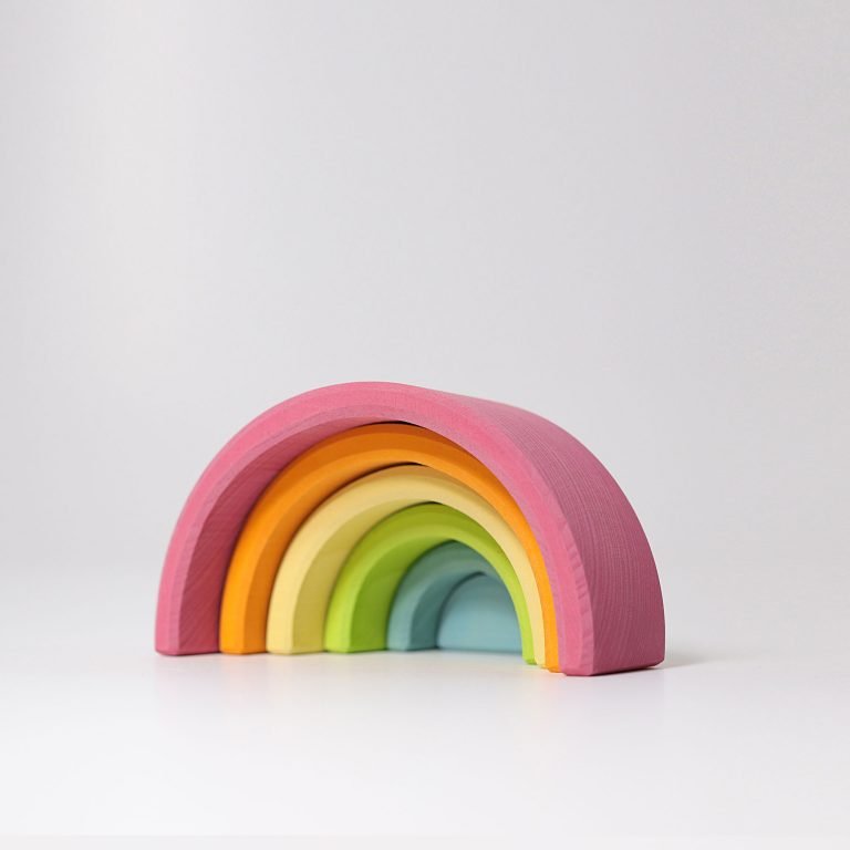 GRIMM'S | RAINBOW MEDIUM - PASTEL by GRIMM'S WOODEN TOYS - The Playful Collective