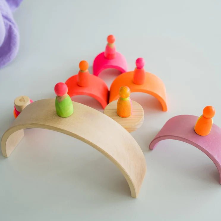 GRIMM'S | RAINBOW - NEON PINK (2023) *COMING SOON* by GRIMM'S WOODEN TOYS - The Playful Collective