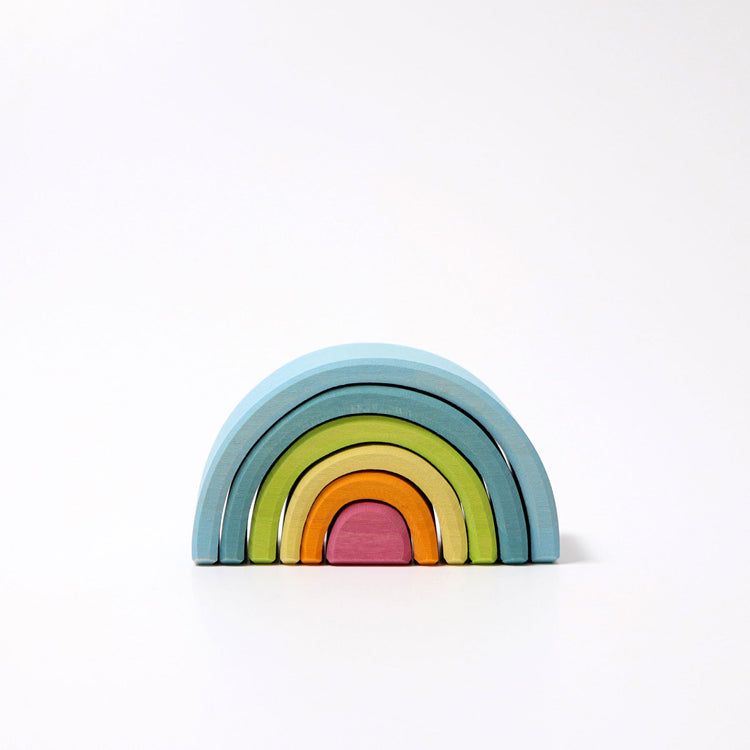 GRIMM'S | RAINBOW SMALL - PASTEL by GRIMM'S WOODEN TOYS - The Playful Collective