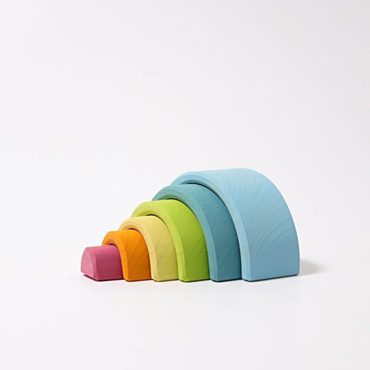 GRIMM'S | RAINBOW SMALL - PASTEL by GRIMM'S WOODEN TOYS - The Playful Collective