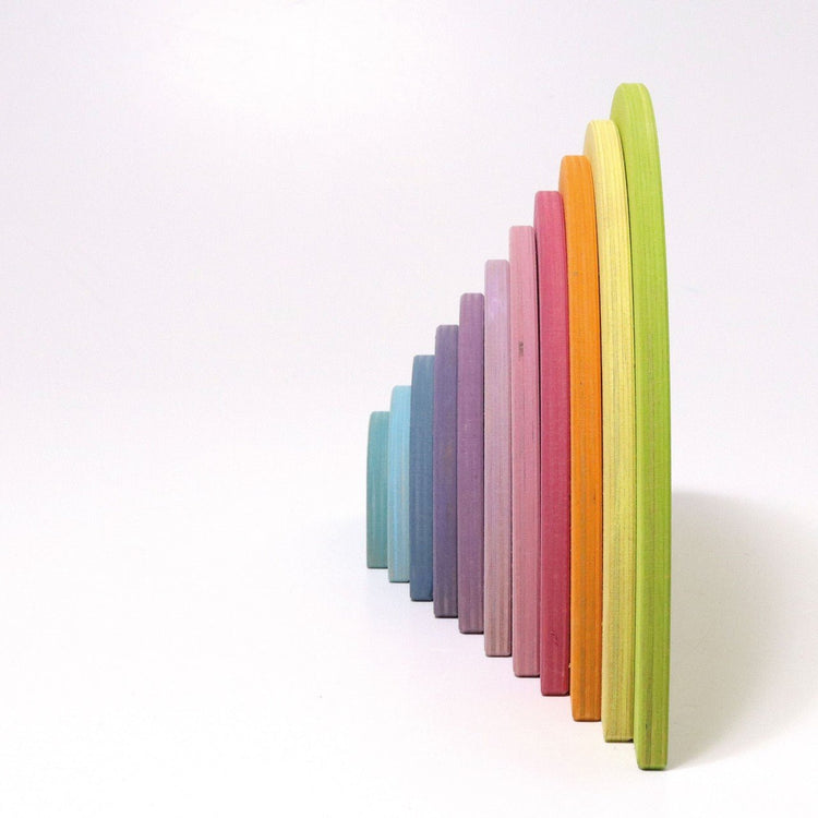 GRIMM'S | SEMI CIRCLES - PASTEL by GRIMM'S WOODEN TOYS - The Playful Collective