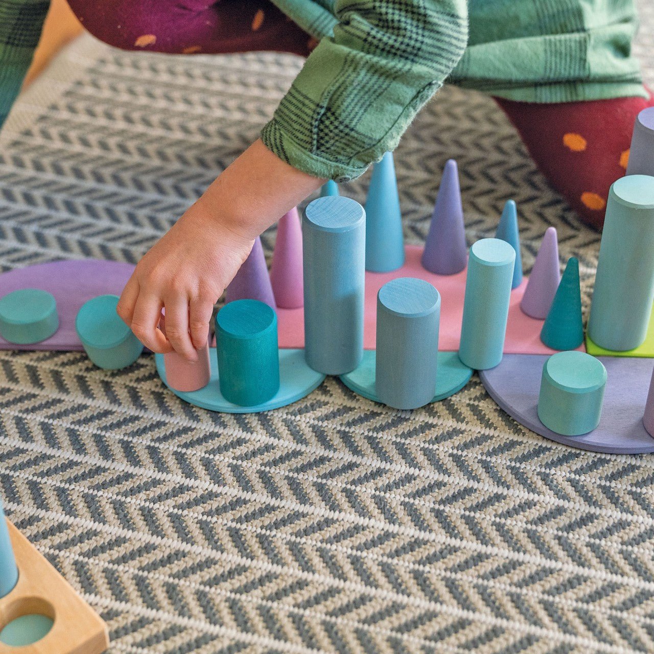 GRIMM'S | SEMI CIRCLES - PASTEL by GRIMM'S WOODEN TOYS - The Playful Collective