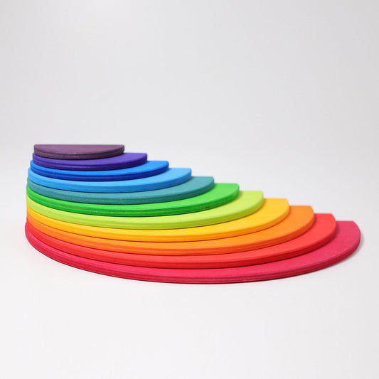 GRIMM'S | SEMI CIRCLES - RAINBOW by GRIMM'S WOODEN TOYS - The Playful Collective