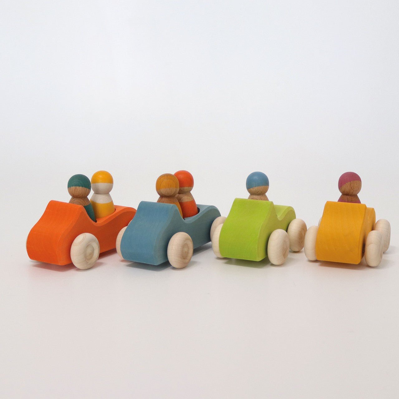 GRIMM'S | SMALL CONVERTIBLE CAR - GREEN by GRIMM'S WOODEN TOYS - The Playful Collective