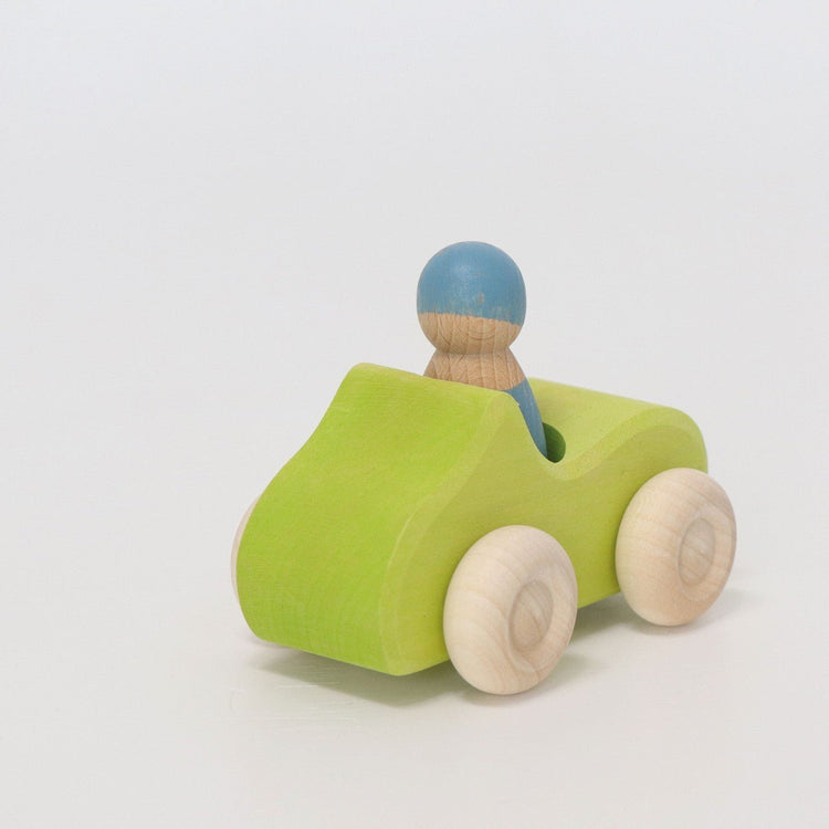 GRIMM'S | SMALL CONVERTIBLE CAR - GREEN by GRIMM'S WOODEN TOYS - The Playful Collective