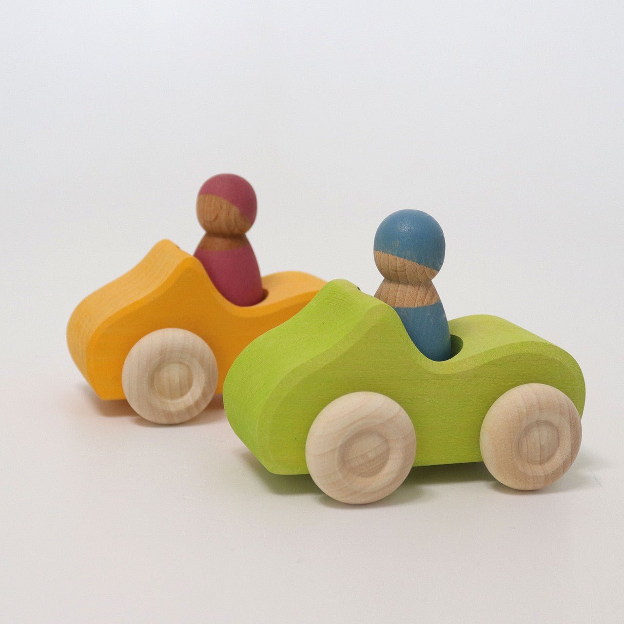 GRIMM'S | SMALL CONVERTIBLE CAR - GREEN by GRIMM'S WOODEN TOYS - The Playful Collective