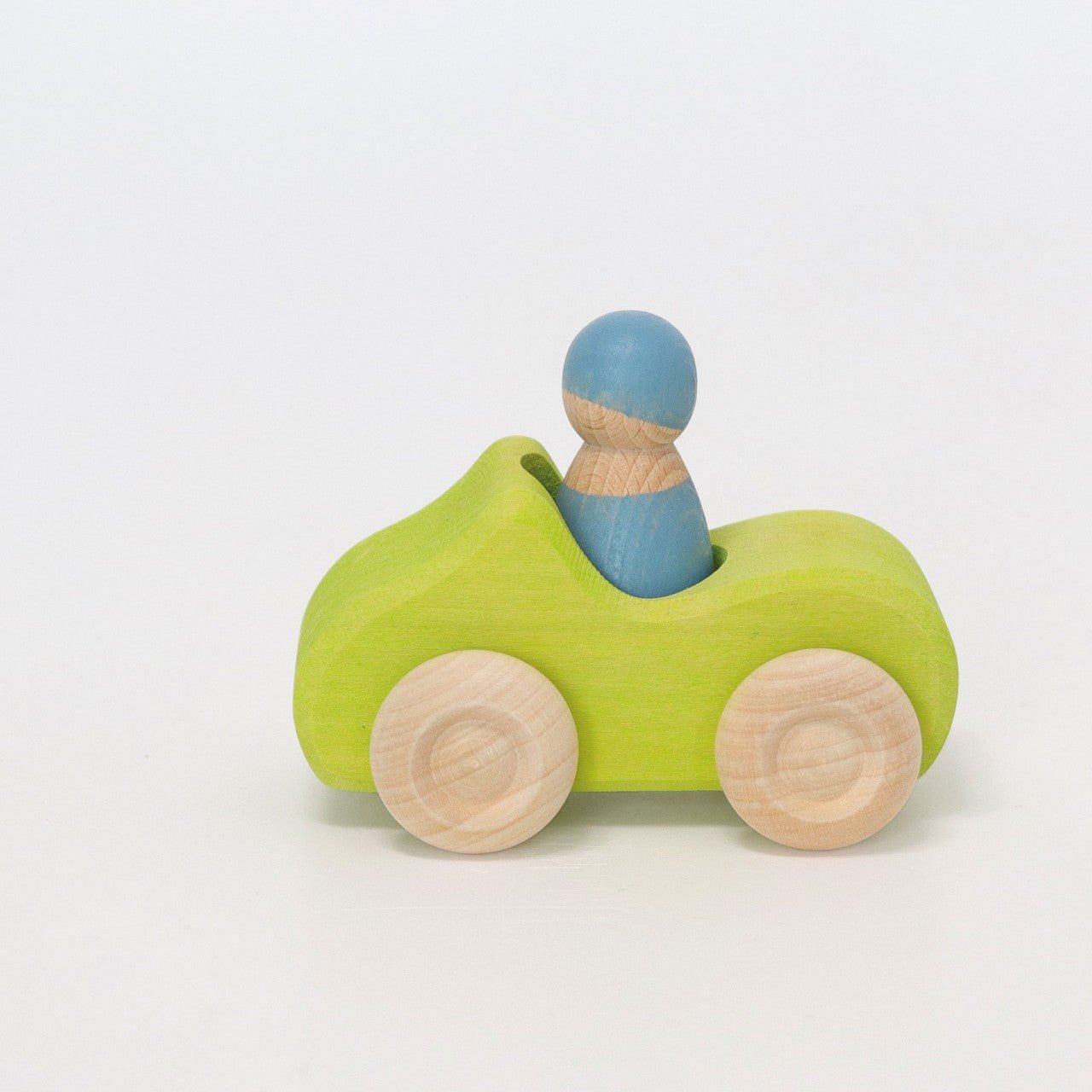 GRIMM'S | SMALL CONVERTIBLE CAR - GREEN by GRIMM'S WOODEN TOYS - The Playful Collective