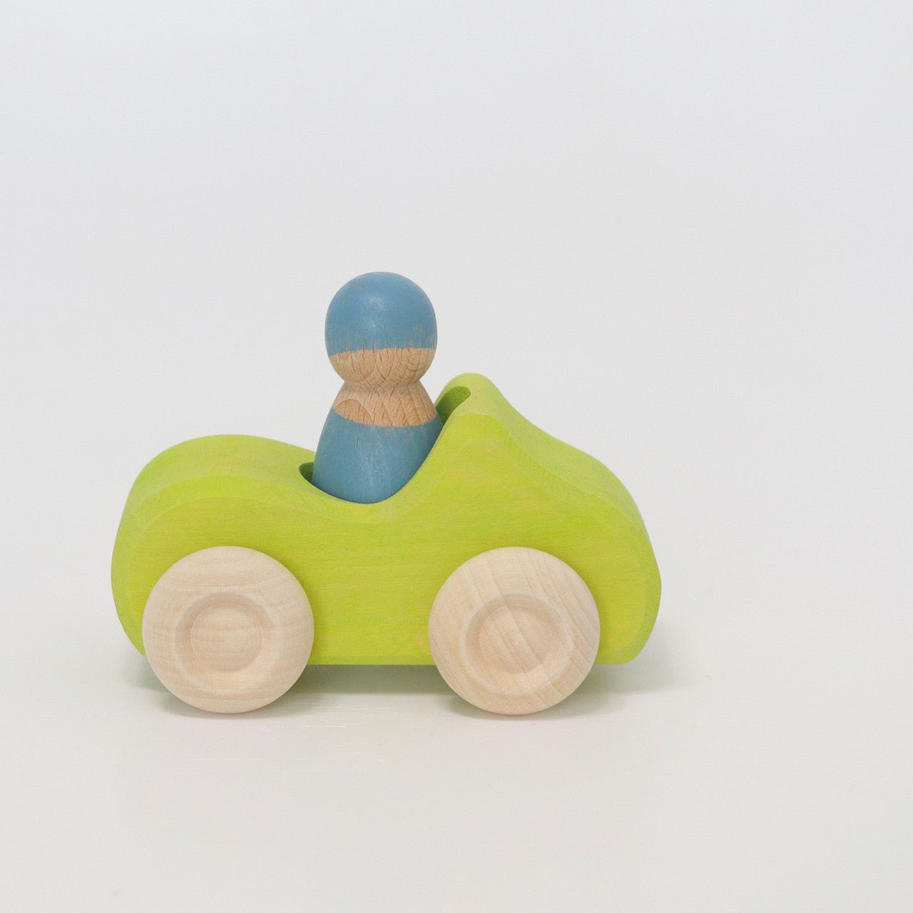 GRIMM'S | SMALL CONVERTIBLE CAR - GREEN by GRIMM'S WOODEN TOYS - The Playful Collective