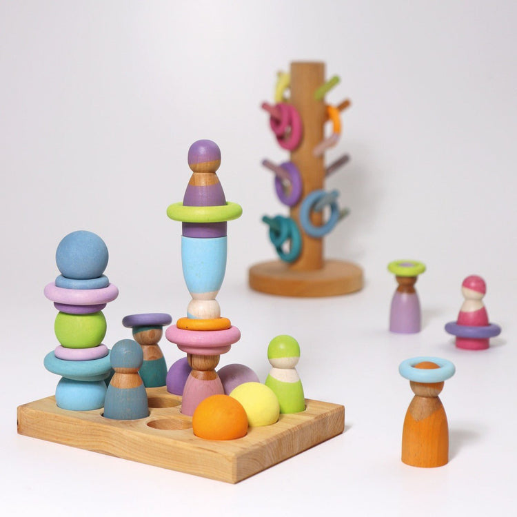 GRIMM'S | SMALL PASTEL BALLS - SET OF 12 by GRIMM'S WOODEN TOYS - The Playful Collective