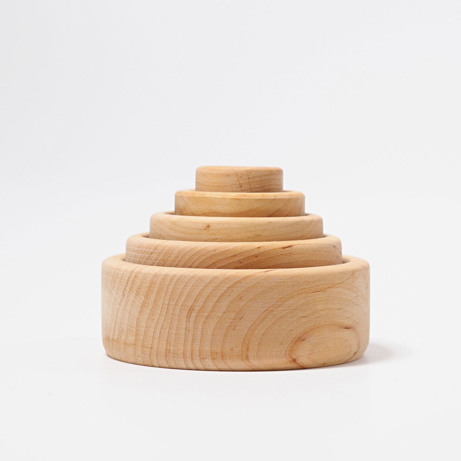 GRIMM'S | STACKING BOWLS - NATURAL by GRIMM'S WOODEN TOYS - The Playful Collective