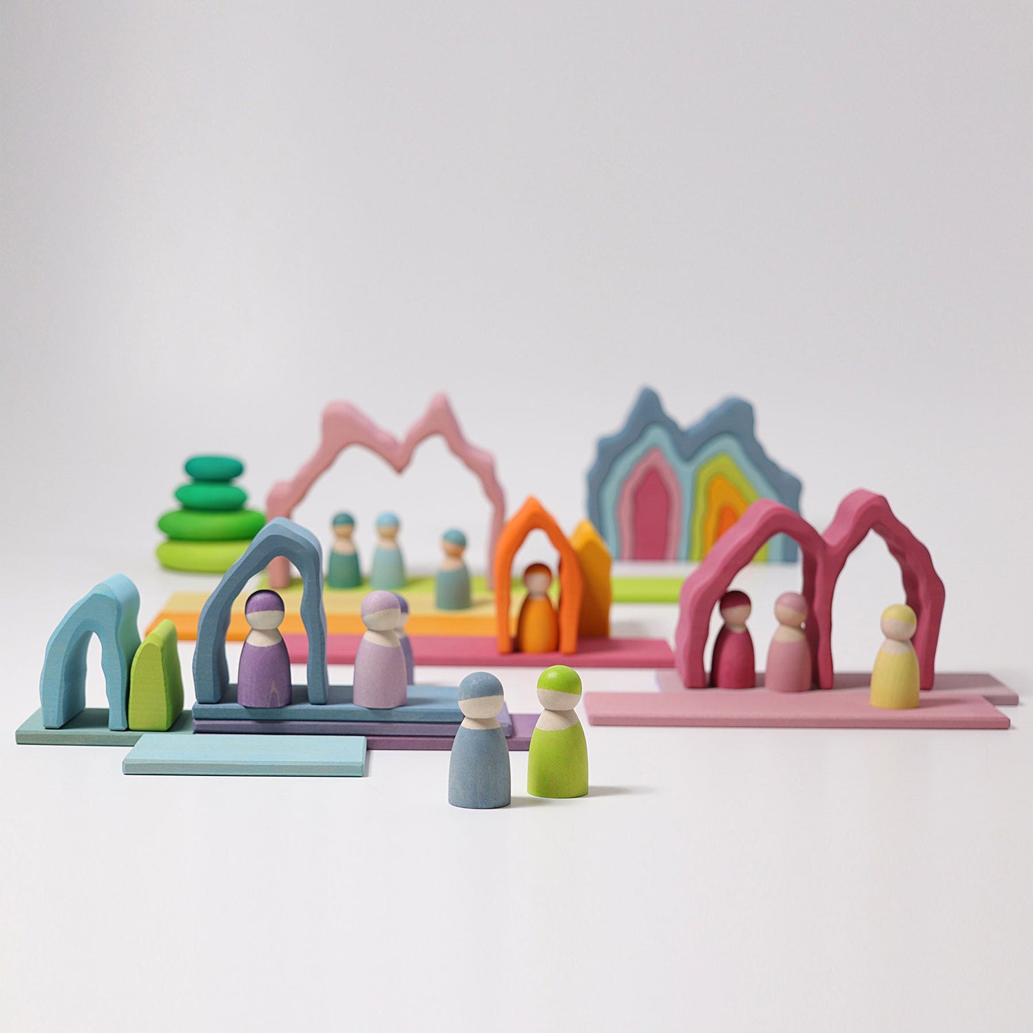 GRIMM'S | STACKING CORAL REEF by GRIMM'S WOODEN TOYS - The Playful Collective
