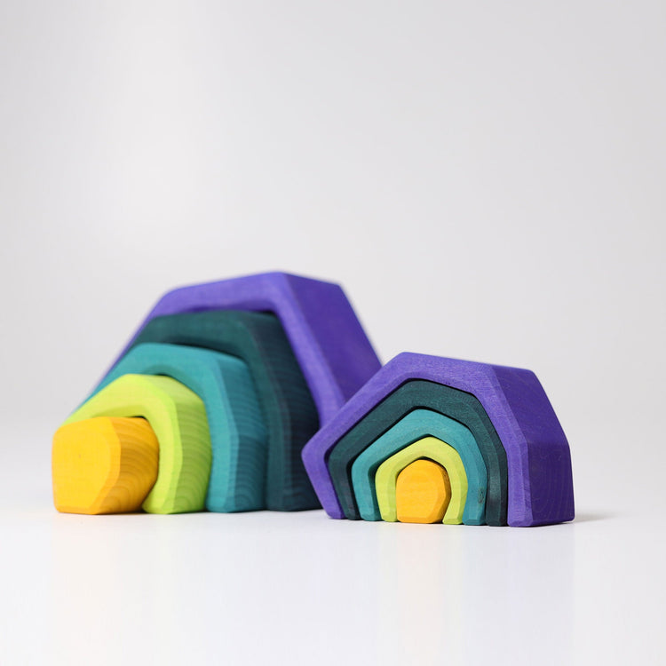 GRIMM'S | STACKING EARTH CAVE - LARGE by GRIMM'S WOODEN TOYS - The Playful Collective