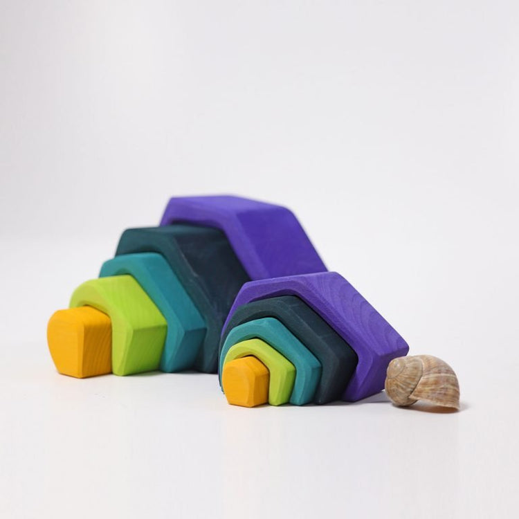 GRIMM'S | STACKING EARTH CAVE - LARGE by GRIMM'S WOODEN TOYS - The Playful Collective