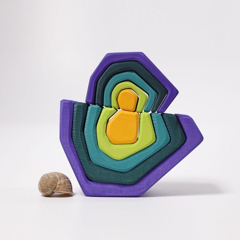 GRIMM'S | STACKING EARTH CAVE - LARGE by GRIMM'S WOODEN TOYS - The Playful Collective