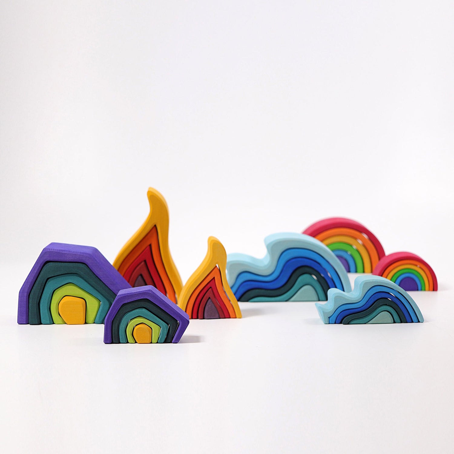 GRIMM'S | STACKING EARTH CAVE - LARGE by GRIMM'S WOODEN TOYS - The Playful Collective