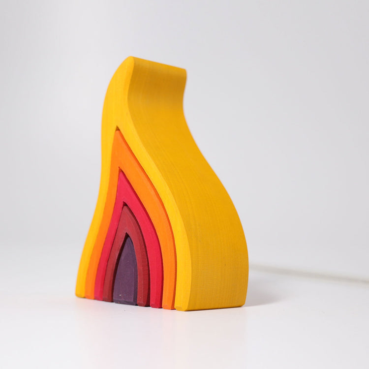 GRIMM'S | STACKING FIRE - LARGE by GRIMM'S WOODEN TOYS - The Playful Collective