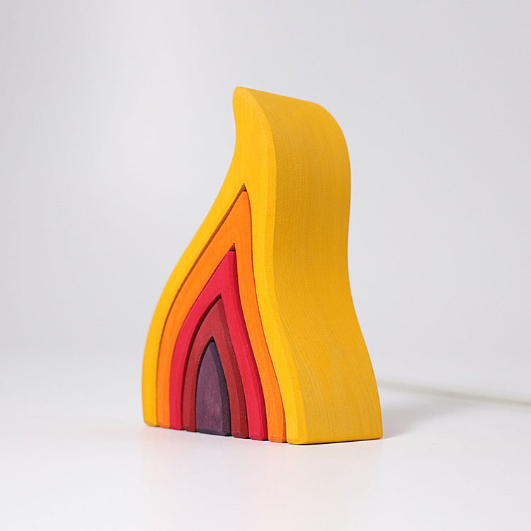 GRIMM'S | STACKING FIRE - LARGE by GRIMM'S WOODEN TOYS - The Playful Collective