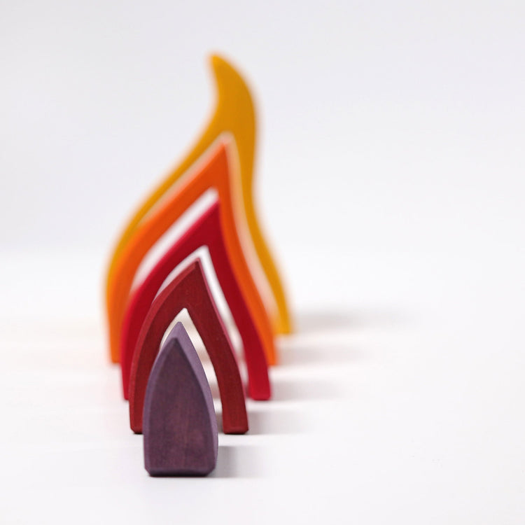 GRIMM'S | STACKING FIRE - LARGE by GRIMM'S WOODEN TOYS - The Playful Collective