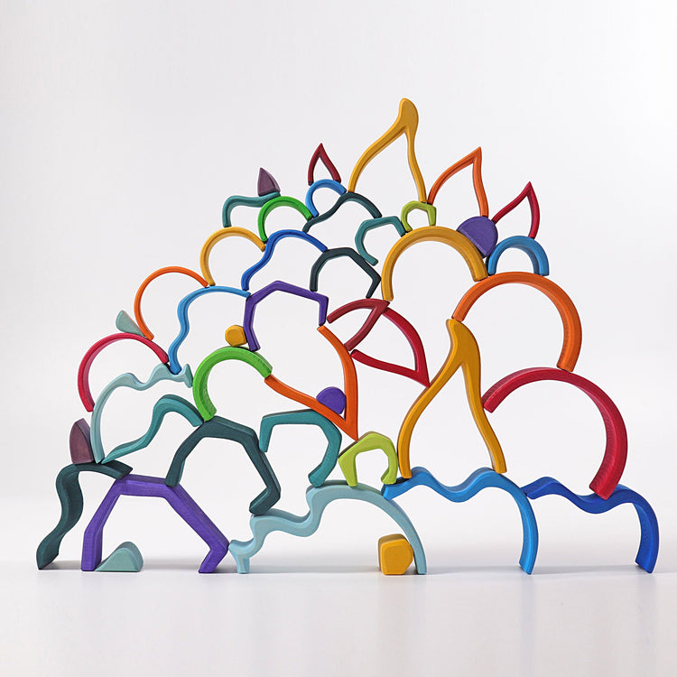GRIMM'S | STACKING FIRE - LARGE by GRIMM'S WOODEN TOYS - The Playful Collective