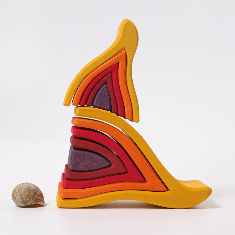 GRIMM'S | STACKING FIRE - LARGE by GRIMM'S WOODEN TOYS - The Playful Collective