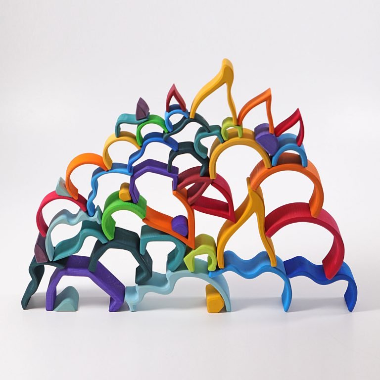 GRIMM'S | STACKING FIRE - SMALL by GRIMM'S WOODEN TOYS - The Playful Collective