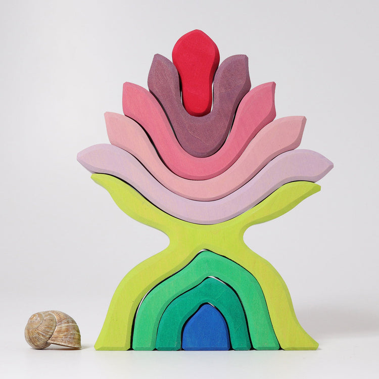 GRIMM'S | STACKING FLOWER by GRIMM'S WOODEN TOYS - The Playful Collective