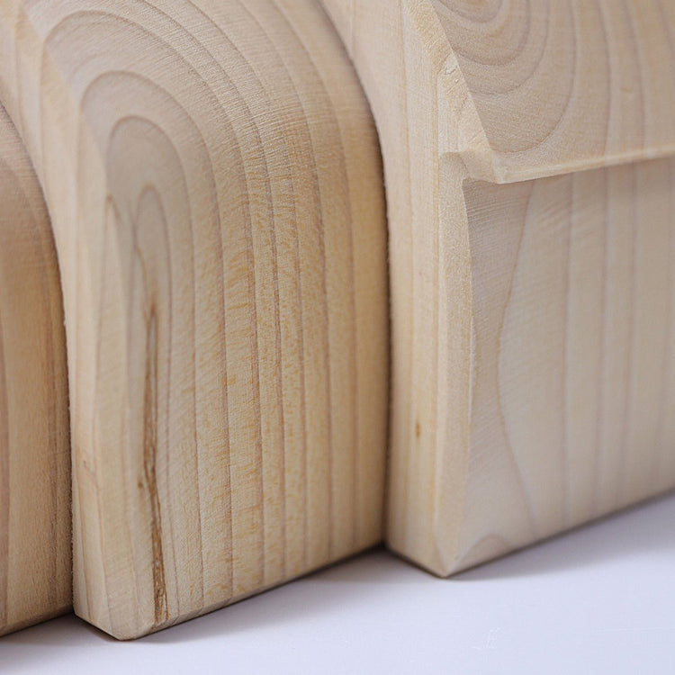 GRIMM'S | STACKING HOUSE - NATURAL by GRIMM'S WOODEN TOYS - The Playful Collective