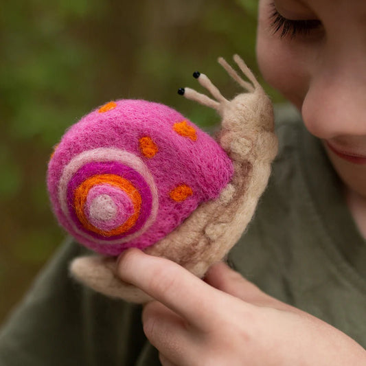 GUS + MABEL | MAGICAL SNAIL FELT FRIEND *PRE-ORDER* by GUS + MABEL - The Playful Collective