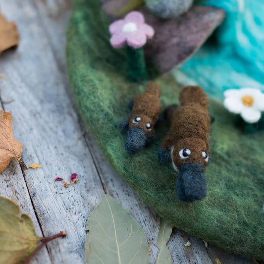 GUS + MABEL | PLATYPUS MUM + BUB FELT FRIENDS *PRE-ORDER* by GUS + MABEL - The Playful Collective