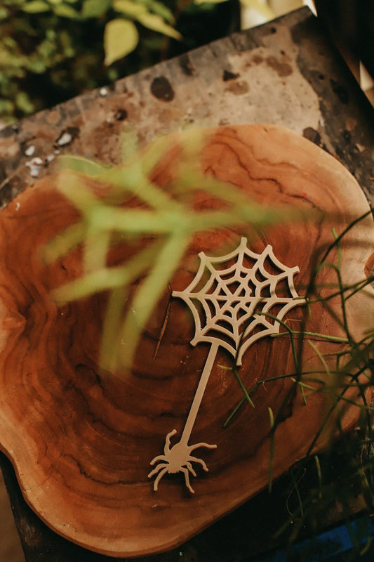 HALLOWEEN SPIDER WEB ECO BUBBLE WAND by KINFOLK PANTRY - The Playful Collective