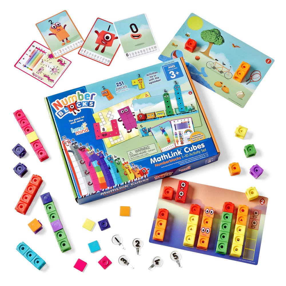 HAND2MIND | NUMBERBLOCKS MATHLINK CUBES 1-10 ACTIVITY SET by HAND2MIND - The Playful Collective